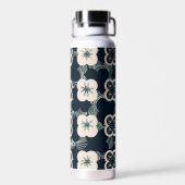pattern_5_flower_1 ウォーターボトル (背面)