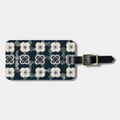 pattern_5_flower_1 ラゲッジタグ (正面横)