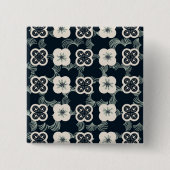 pattern_5_flower_1 缶バッジ (正面)