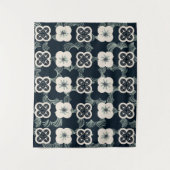 pattern_5_flower_1 M_サイズタペストリー タペストリー (正面)