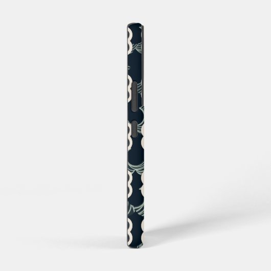 pattern_5_flower_1 samsung galaxyケース (右側面)