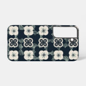 pattern_5_flower_1 samsung galaxyケース (裏面横)