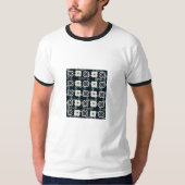 pattern_5_flower_1 tシャツ (正面)