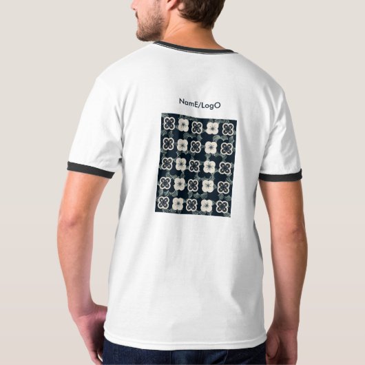 pattern_5_flower_1 tシャツ (裏面)