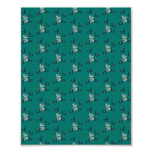 pattern_6_ducks, 少女の友達 フォトプリント            (正面)