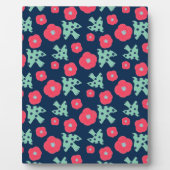 pattern_7_camelliaおよびbird_1 フォトプラーク (正面)
