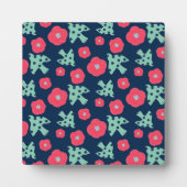 pattern_7_camelliaおよびbird_1 フォトプラーク (正面)