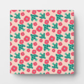 pattern_8_camelliaおよびbird_2 フォトプラーク (正面)