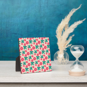 pattern_8_camelliaおよびbird_2 フォトプラーク