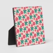 pattern_8_camelliaおよびbird_2 フォトプラーク (正面)