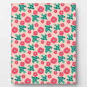 pattern_8_camelliaおよびbird_2 フォトプラーク (正面)