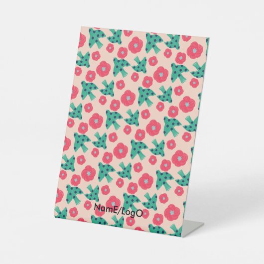 pattern_8_camelliaおよびbird_2 台座サイン (正面)