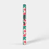 pattern_8_camelliaおよびbird_2 samsung galaxyケース (右側面)