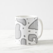 "PATTERN # 9" クラシックMug、11oz コーヒーマグカップ (正面右)