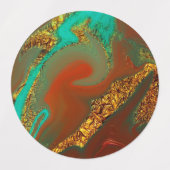 pattern abstract ラベル (デザイン1)