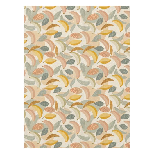 Pattern Abstract Bananas テーブルクロス (正面)
