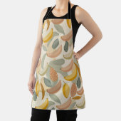Pattern Abstract Boho Bananas エプロン (インサイチュ)