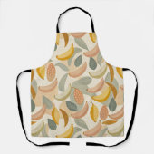 Pattern Abstract Boho Bananas エプロン (正面)