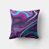 pattern abstract marbled クッション (裏面)