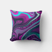 pattern abstract marbled クッション (正面)