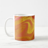 pattern abstract marbled コーヒーマグカップ (左)