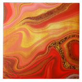 pattern abstract marbled タイル (正面)