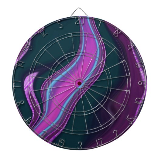 pattern abstract marbled ダーツボード (正面)