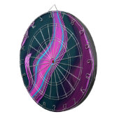 pattern abstract marbled ダーツボード (正面右)