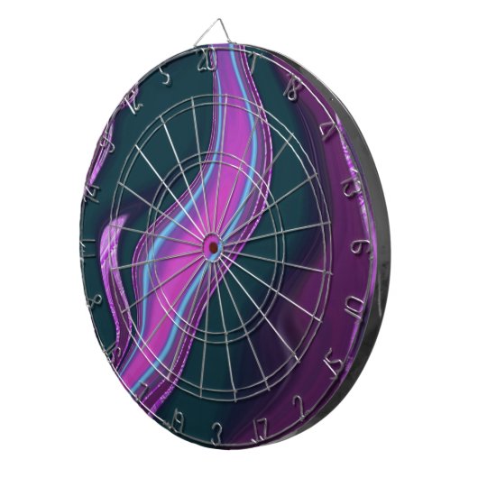 pattern abstract marbled ダーツボード (正面右)