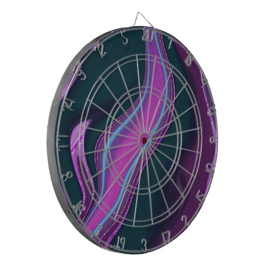 pattern abstract marbled ダーツボード (正面左)