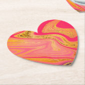 pattern abstract marbled ペーパーコースター (アングル)
