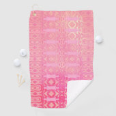 pattern abstract pink ゴルフタオル (インサイチュ)