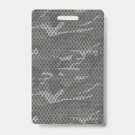 Pattern Artwork Black White Design Geometric Art バッジ