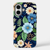 Pattern Beautiful wildflowers Case-Mate iPhoneケース (裏面)