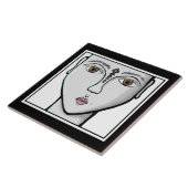 Pattern black and white タイル (側面)