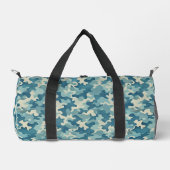 Pattern Blue Camouflage ダッフルバッグ (正面)