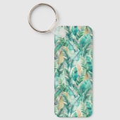 Pattern Boho Banana Leaves キーホルダー (正面)