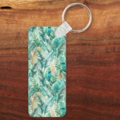 Pattern Boho Banana Leaves キーホルダー (裏面)