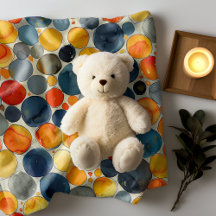 Pattern christmas circle yellow orange grey