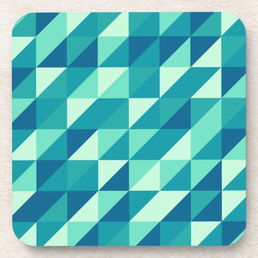 Pattern Colorfullモダンレトロヴィンテージ コースター (正面)