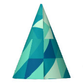 Pattern Colorfullモダンレトロヴィンテージ パーティーハット (裏面)