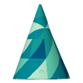 Pattern Colorfullモダンレトロヴィンテージ パーティーハット (右)