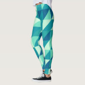 Pattern Colorfullモダンレトロヴィンテージ レギンス (左)