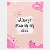 Pattern Design  フリースブランケット (正面)