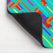 Pattern Dress Shirt – パターカラフルンストライプパターン マウスパッド (コーナー)