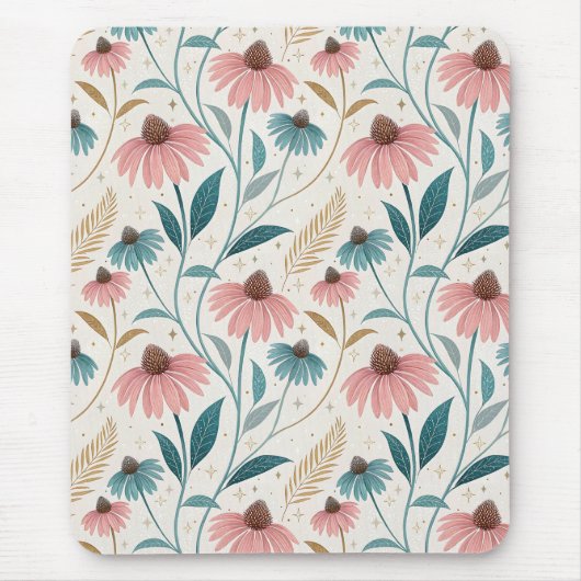 Pattern Echineceas Glitter マウスパッド (正面)