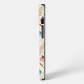 Pattern Echineceas Glitter iPhoneケース (左側面)
