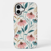 Pattern Echineceas Glitter iPhoneケース (裏面)