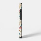 Pattern Echineceas Glitter iPhoneケース (左側面)