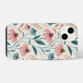 Pattern Echineceas Glitter iPhoneケース (裏面横)